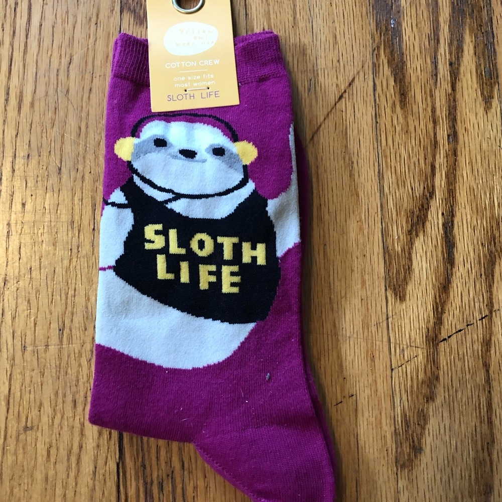 Yellow Owl Workshop Sloth Socks